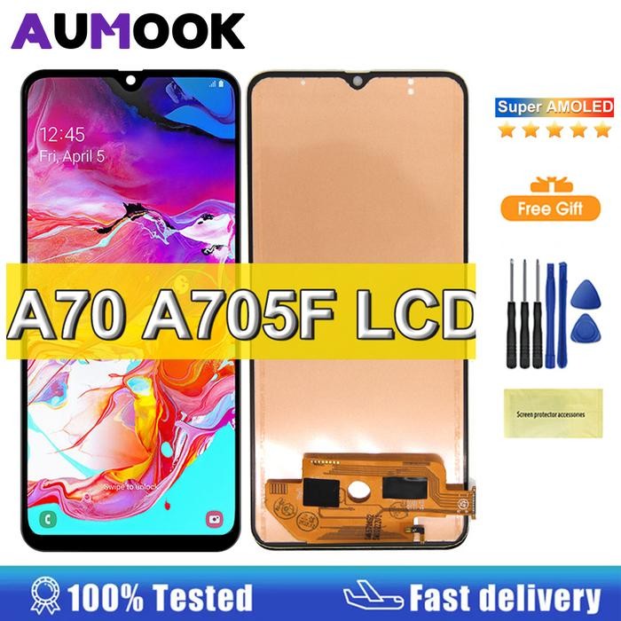 6.7" Super AMOLED For Samsung Galaxy A70 A705 A705F LCD Display Touch Screen Digitizer Assembly Repl
