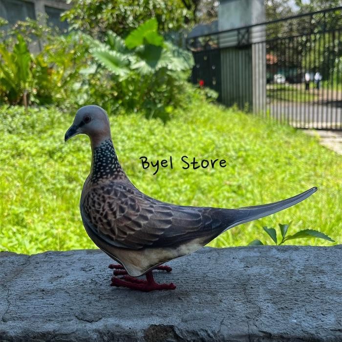 Patung Boneka Burung Tekukur Tikukur *