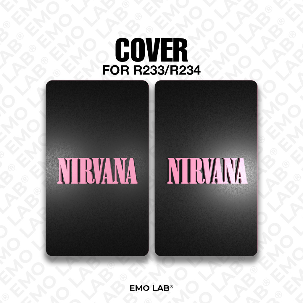 NIRVANA BLACK PINK BACKDOOR 3D PRINT R233/R234