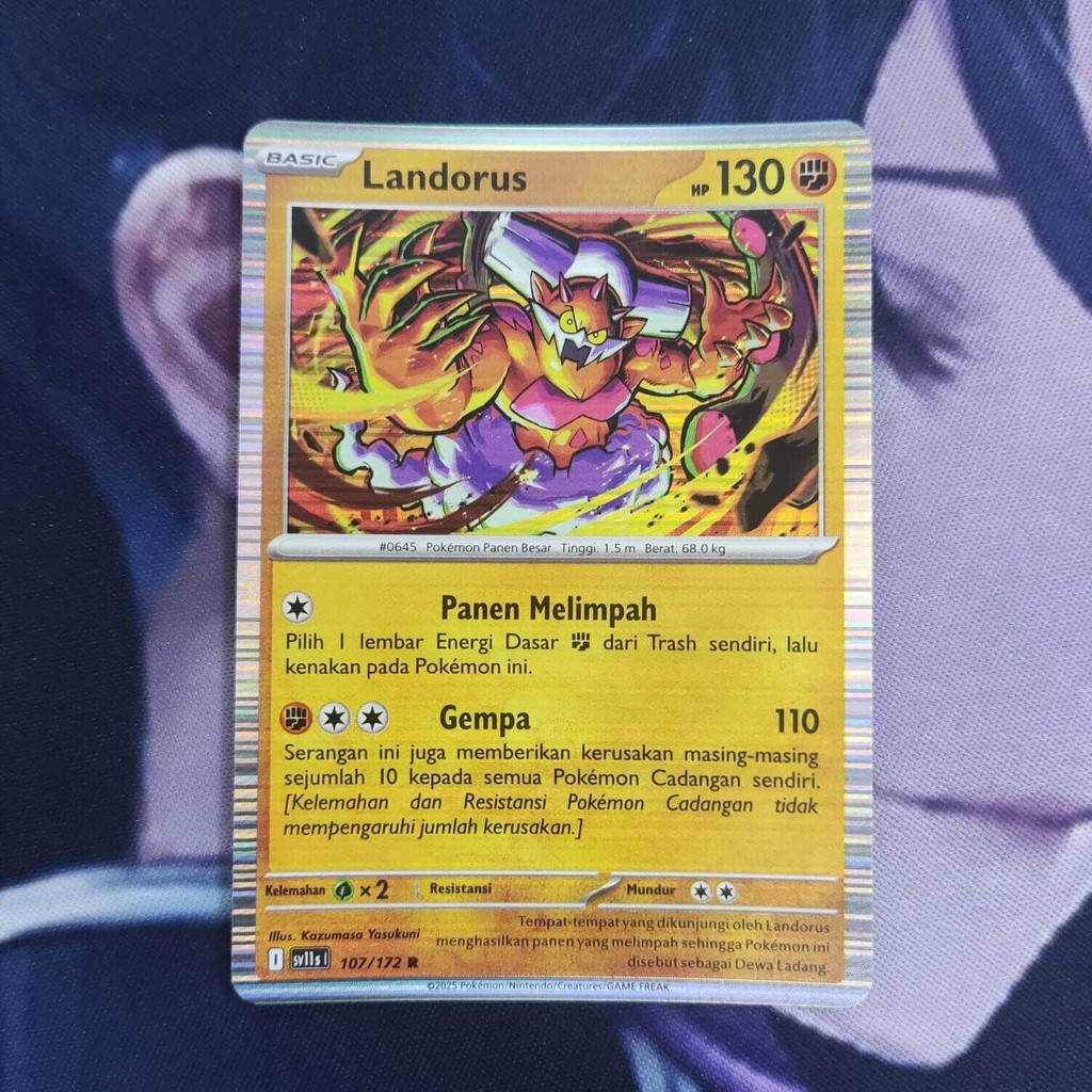 pokemon (ID) landorus - SV11s 107/172 - R