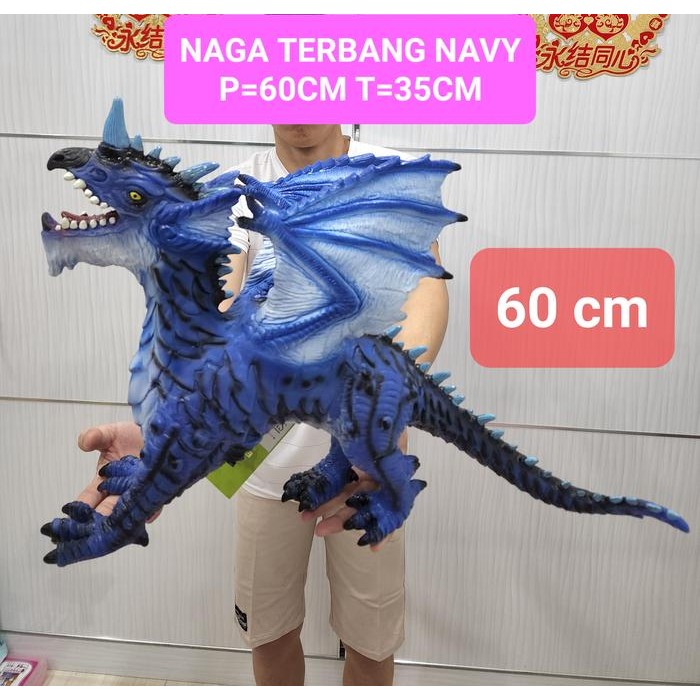 Mainan Dinosaurus Naga Terbang Karet Besar Flying Dragon Jumbo