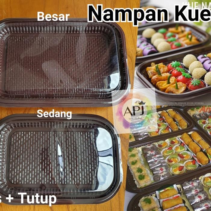 Nampan Kue Mika Besar & Sedang / Nampan Mika Kue Sedang Besar / Nampan