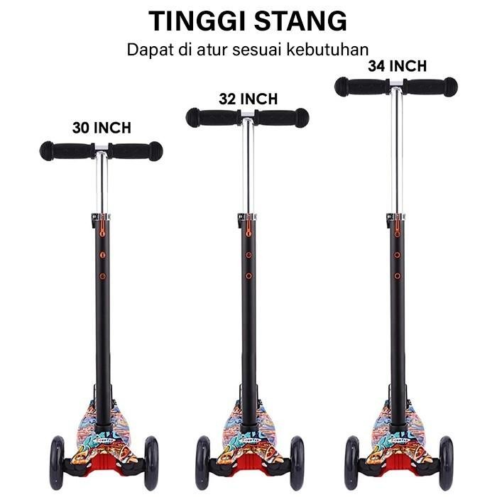 N21St Scooter Otoped / Skuter Anak Roda 3 PINK