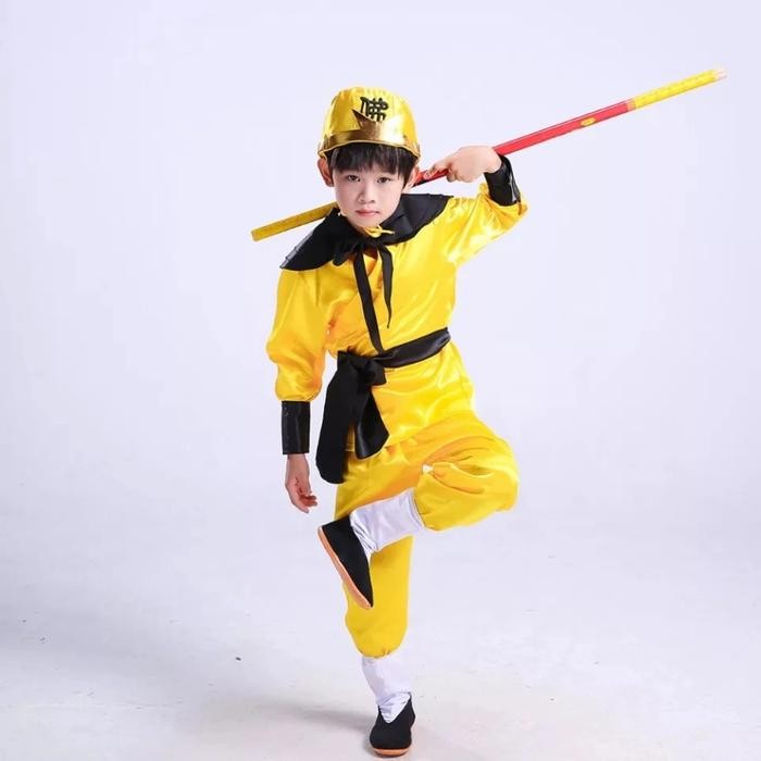 ASLI Kostum Sun Wukong Anak Baju Kostum Film Sun Go Kong READY STOCK
