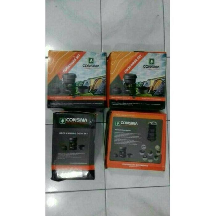 Termurah Cookware fullset consina/Cooking set/alat masak camping