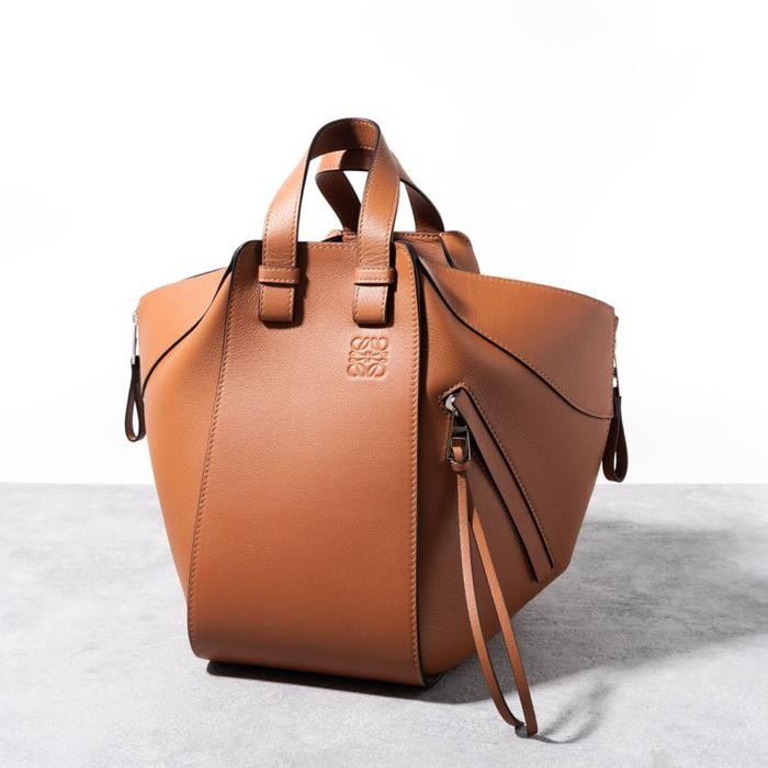 LOEWE Small hammock bag classic calfskin Tan