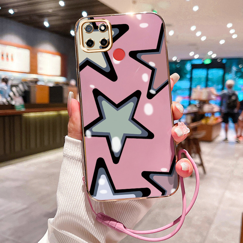 Casing Hp Untuk Realme C12 C25 C25s C15 Case Casing Graffiti sederhana HP Cesing Silikon Softcase di