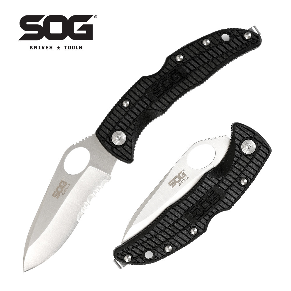 SOG ZILLA Portable EDC Folding Knives Military Tactical Knife /w Clips Outdoor Survival Knives Campi