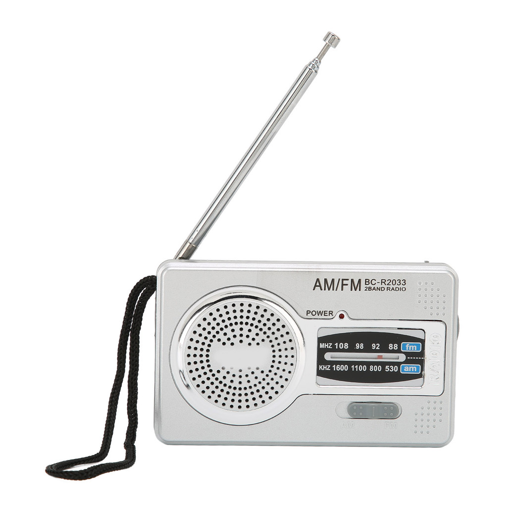AM FM Radio AM FM Transistor Radio DSP Chip Portable Pocket Mini Radio with Loudspeaker Headphone