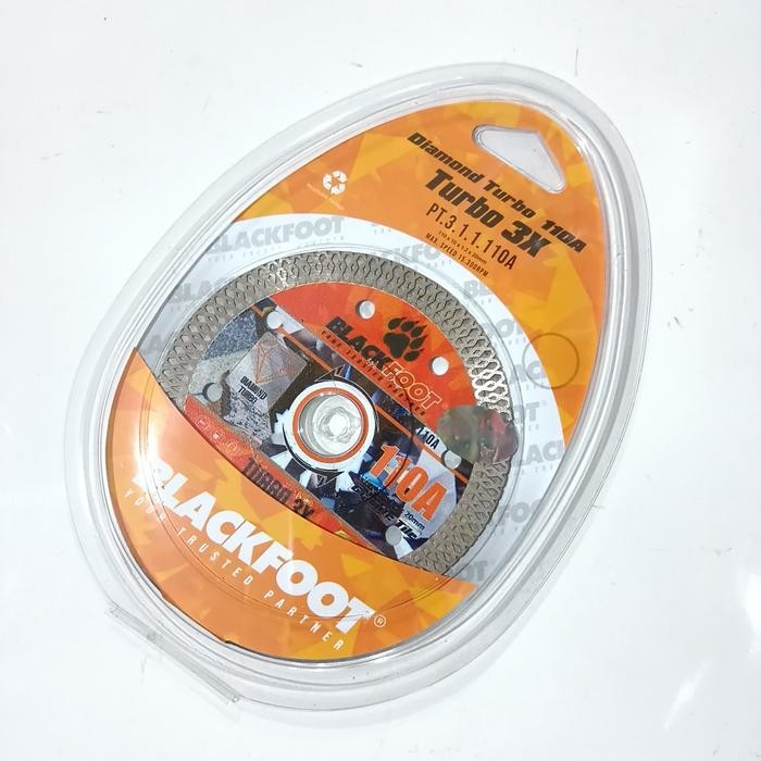 MATA PISAU POTONG KERAMIK GRANIT TURBO BLACKFOOT 4"