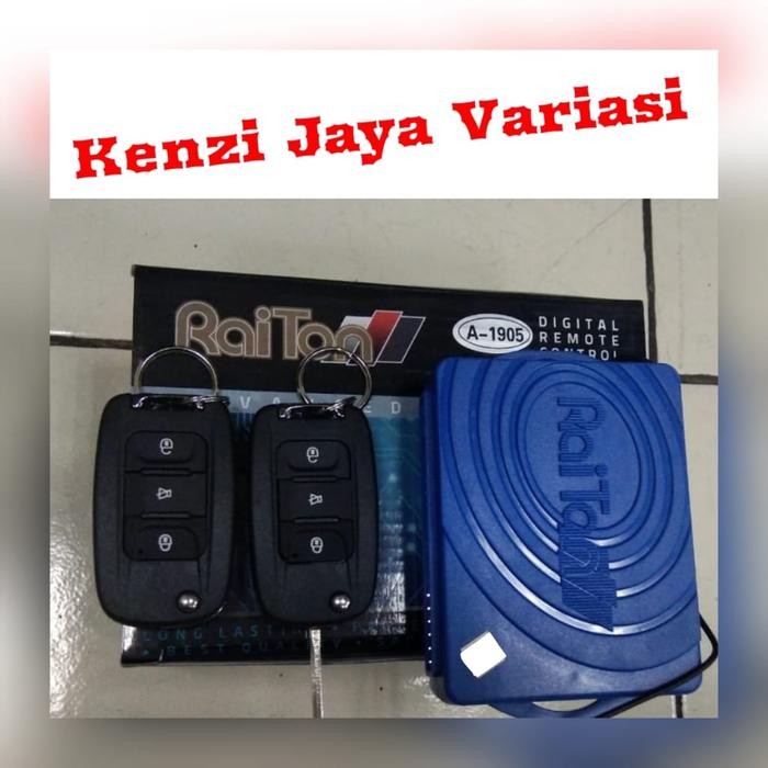 ALARM RAITON MOBIL HONDA ALLNEW BRIO MODEL KUNCI LIPAT