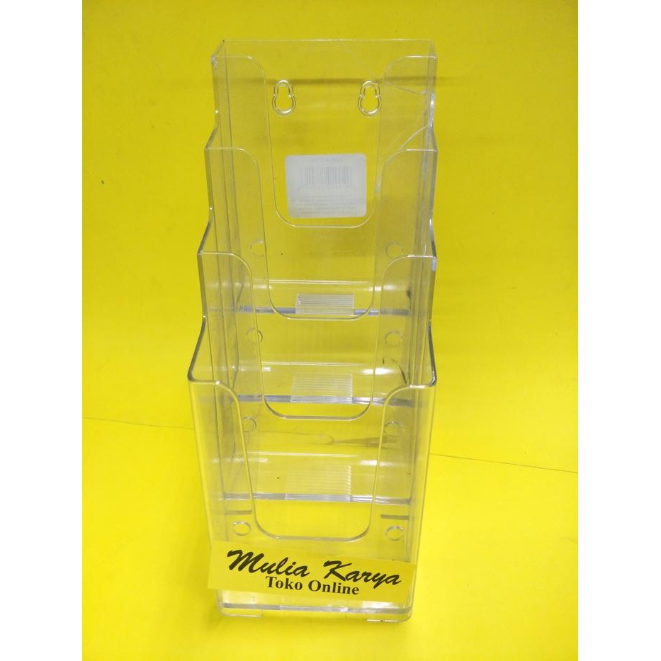 

Display Brosur 4 Susun Uk 1/3 A4 Akrilik