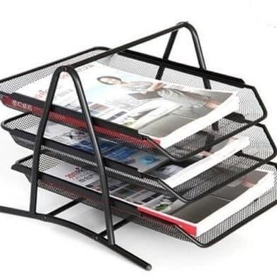 

Rak Kertas Dokumen 3 Susun Elevated Letter Tray