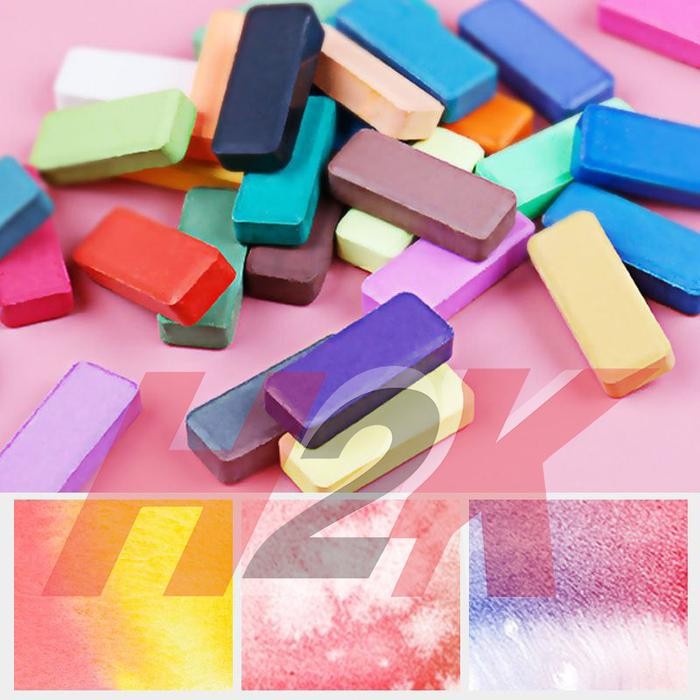 

Giorgione 48 Warna Colors Solid Watercolor - Cat Air Box Set