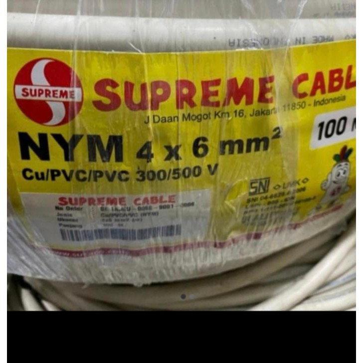 Kabel Supreme Nym 4X6 Mm 50Meter 4X6 4 X 6