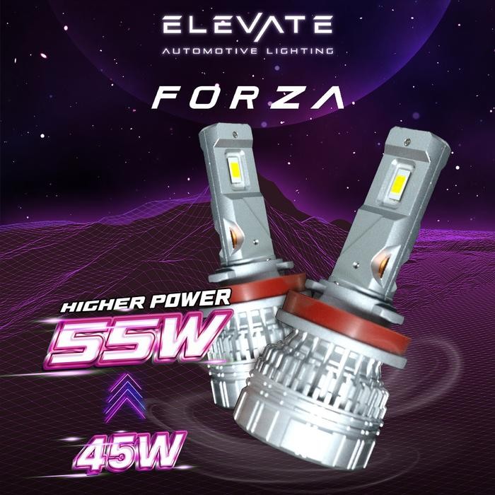 Elevate Forza Led H11 6000K 55W Led Headlamp / Led Foglamp / Led Lampu Utama /Led Lampu Kabut /