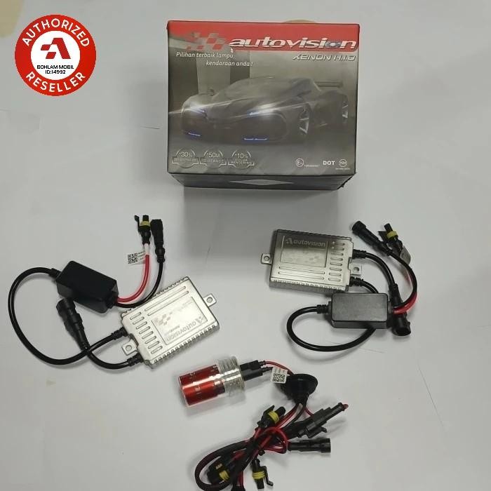 Autovision Hid Carbon Singel Kit 55W H1 H3 H7 H11 Hb3 Hb4 4300K/6000K