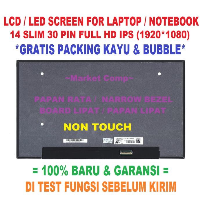 Layar Lcd Led Screen Asus Zenbook Ux434Fa Ux434Faw Ux434Fac Ux434F 14"