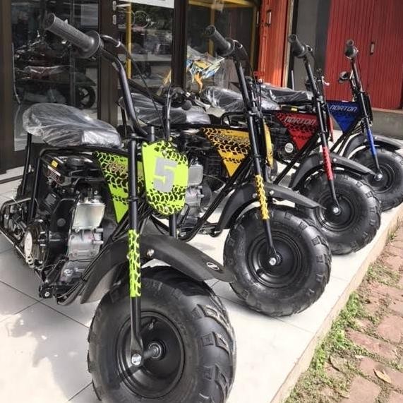 Mini Motor Norton Pocket Bike 105cc 4tak Mesin Matic
