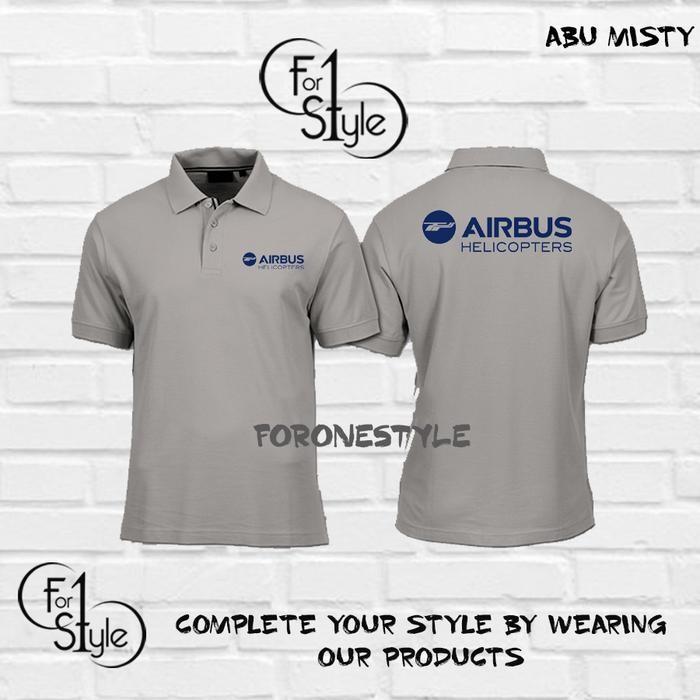 B13J Baju - Kaos Polo Airbus Helicopters - Poloshirt Airbus Helicopters