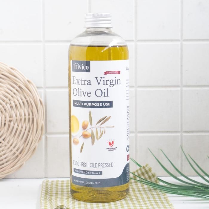 

Trivico Minyak Zaitun Extra Virgin Olive Oil Cold Pressed Murni Evoo Minyak Buah Zaitun Multi