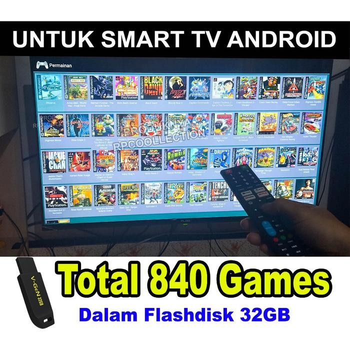 (Expert) 842-Game TV Android dan TVBOX Android Gamepad Smart TV Android