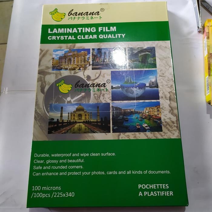 

DKF9 Plastik Laminating F4. Merk Banana