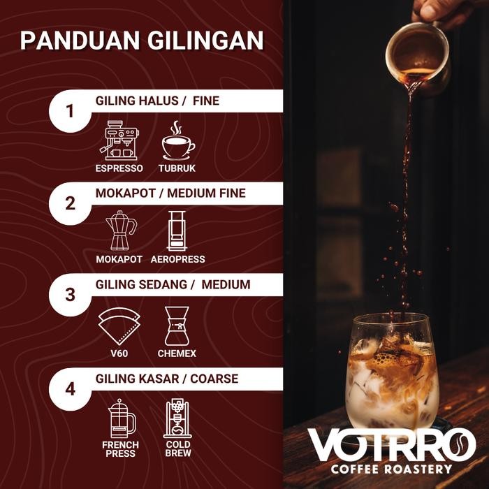 

Biji Kopi 100% Full Arabica Flores Bajawa Roasted Commercial- Espresso Coffee