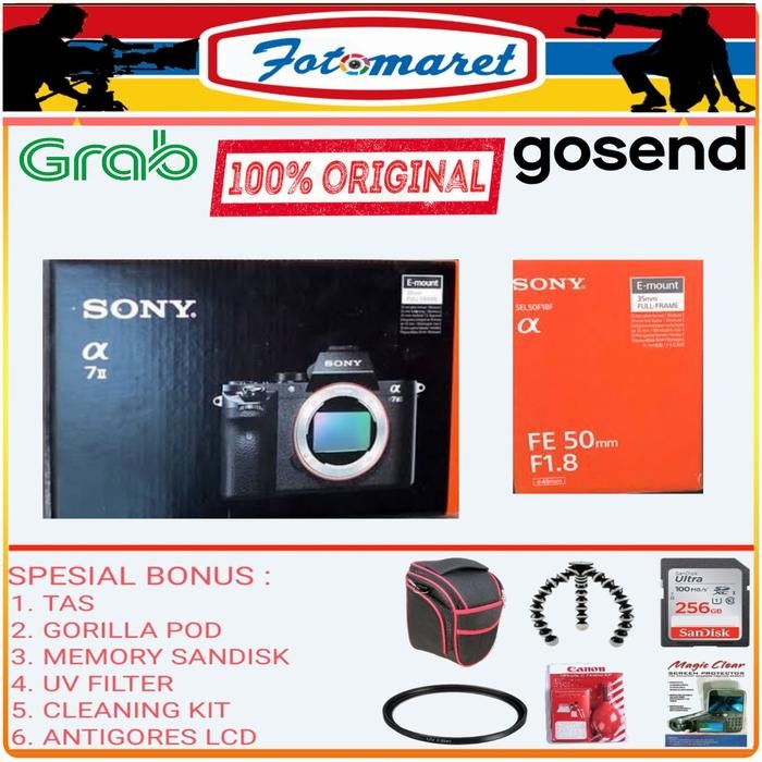 4JLF Sony A7 Mark Ii Kit Fe 50Mm F1.8 / Sony A7 Mark Ii Kit Fe 50Mm F1.8