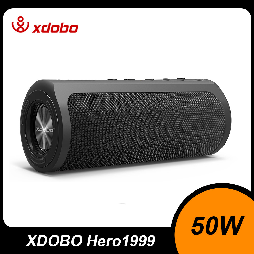 Xdobo Hero1999 50W Portable Wireless Bluetooth-compatible Speaker IPX7 Waterproof Sound Box TWS Powe