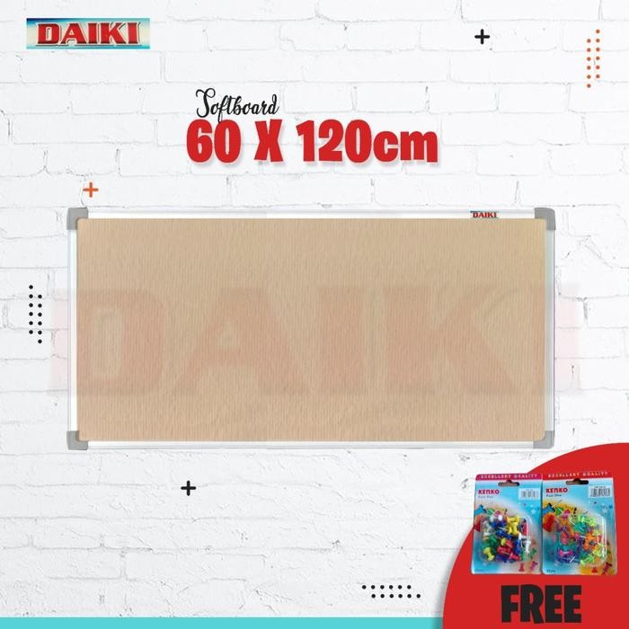 

Softboard / Cork Board Classic Daiki Gantung Uk 60X120 Cm