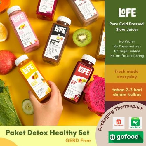 

NWFK Paket 3 Hari Juice Detox Cold Pressed Juice & Jus Kesehatan Full Detox