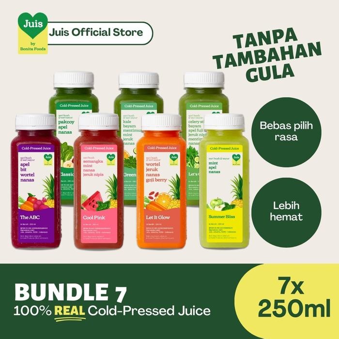 

NWFK Juis - Bundle 7 250 Ml (Cold-Pressed Juice / Jus)
