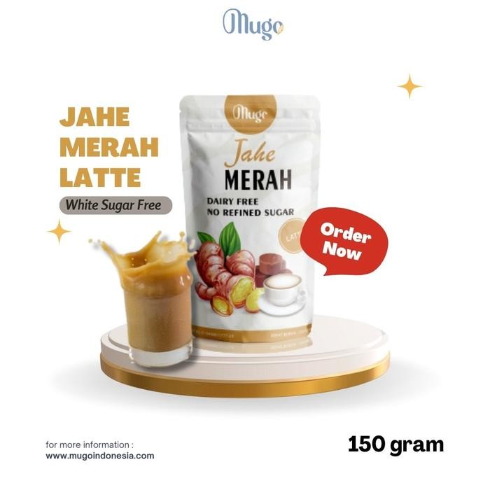 

NWFK Ginger Latte, Jahe Latte Gula Aren Murni, Dairy Free, White Sugar Free