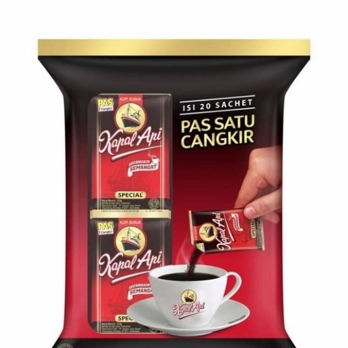 

NWFK Kapal Api Kopi Bubuk Special 6,5Gr 6,5 Gr Isi 20 Sachet
