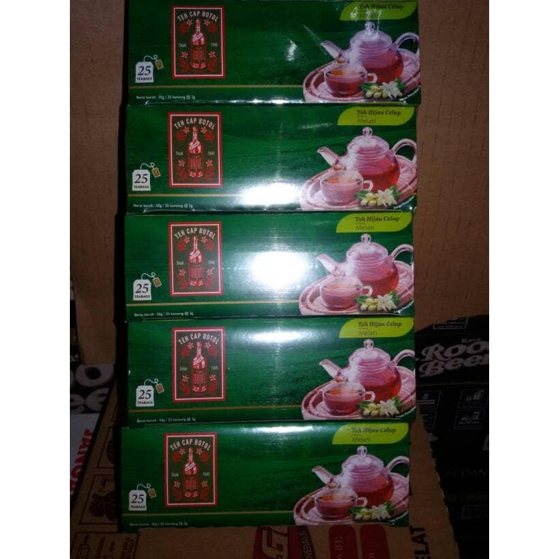 

NWFK Teh Botol Kotak Hijau Celup Isi 25