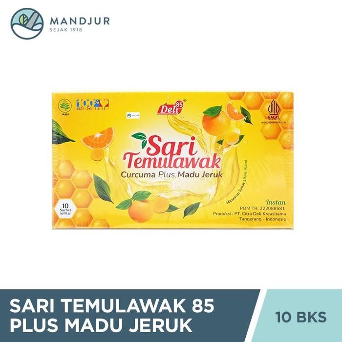 

8SXE Sari Temulawak 85 Instan Plus Madu Jeruk