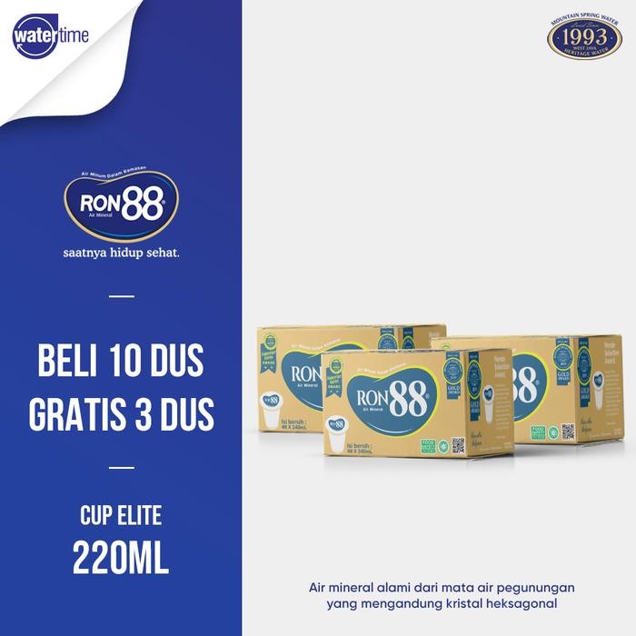 

8SXE Ron88 Cup 220Ml (10 Karton Bonus 3 Karton)