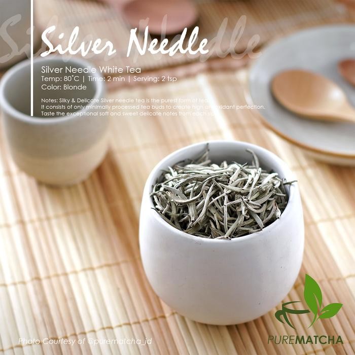 

8SXE Artisan Cafe Tea Silver Neddle Indonesian White Tea Teh Putih 50Gr