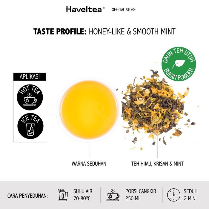 

8SXE Crysantmint Big Tin Haveltea Floral Tea Chrysanthemum & Mint