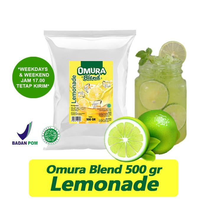 

8SXE Omura Blend Bubuk Minuman Rasa Lemonade / Jeruk Nipis Powder Drink 500 Gr Omura Powder