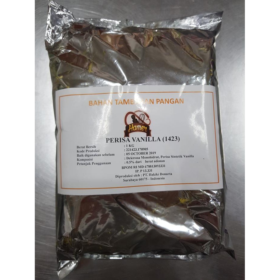

(Rnd) - Vanila / Vanili Susu Hamer Bubuk 1Kg ( Ekstrak / Esen / Flavour Susu )