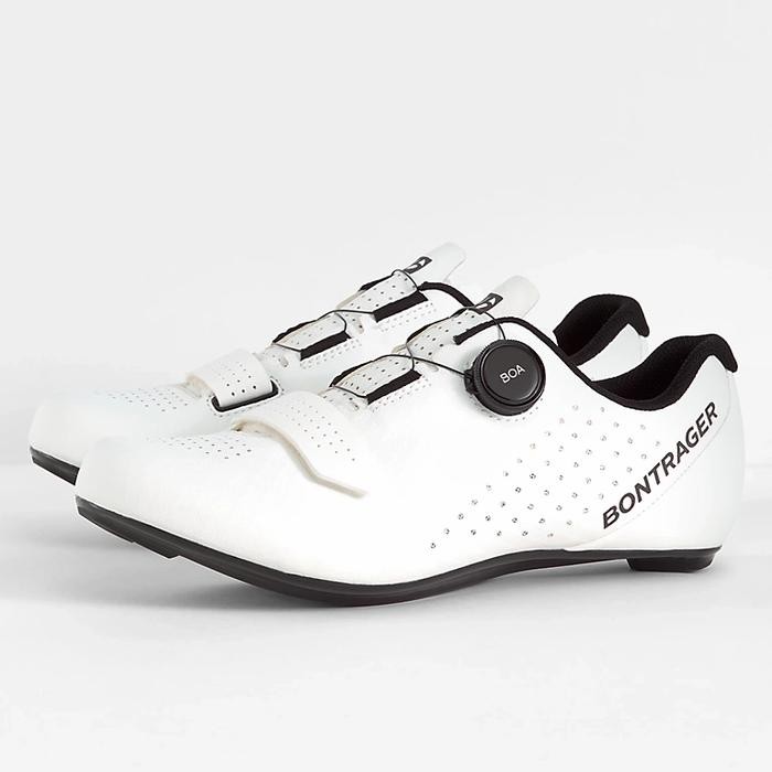 Terbatas Sepatu Sepeda Bontrager Cleat Roadbike Shoes Circuit Rd White