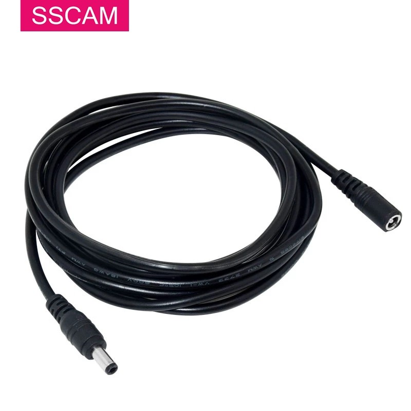 Security Camera Extension DC 12V Cable Male Female Power Extension
