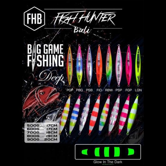 Metal Jig Fish Hunter Bali 600gr