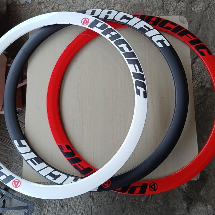 SATUAN rim lingkar velg 700 pacific 36 hole alloy sepeda fixie rb