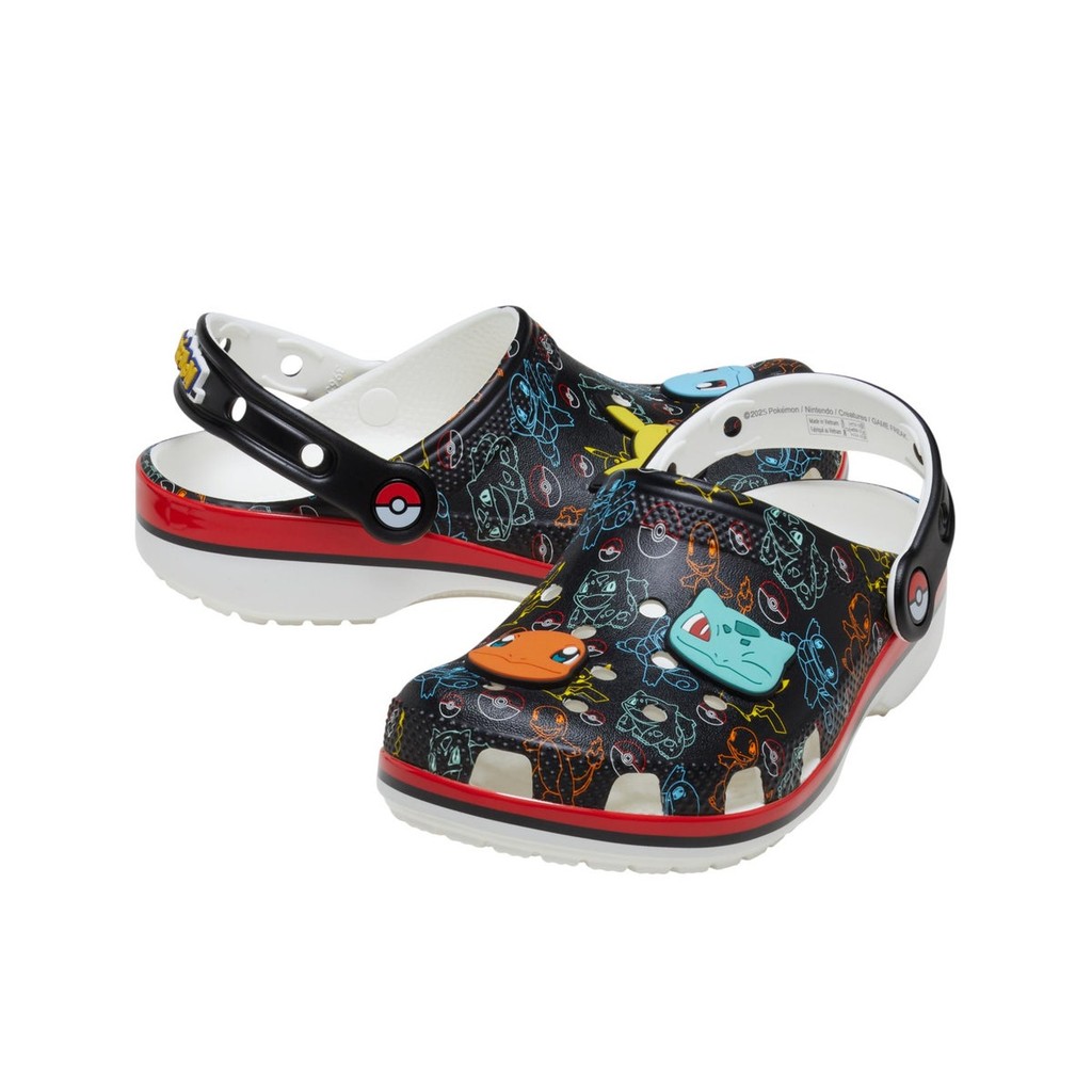 1 CROCS ORIGINAL STORE 100% - pokemon print classic kids clog