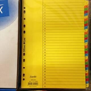 

Pembatas A4 angka tanggal 1-31 / Divider BANTEX