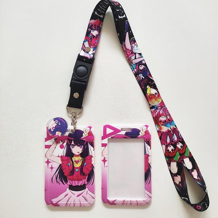 

ID Card Holder Name Tag Lanyard / Kalung Wadah Kartu Anime Oshi No Ko