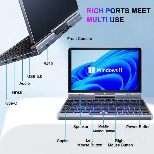 Termurah Mini Laptop High Quality Umpc 8 Inches Pocket Pc Laptop 8Inch Mini Laptop Termurah